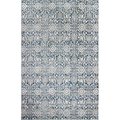 Bashian Bashian B128-BL-2.6X4.6-BR104 2 ft. 6 in. x 4 ft. 6 in. Bradford Collection Transitional Polyester Power Loom Area Rug; Blue B128-BL-2.6X4.6-BR104